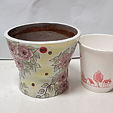 Handmade Flower pot 8.5 11