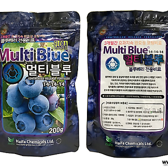 블루베리 전용비료(멀티블루)200g/블루베리/영양제/코팅비료 