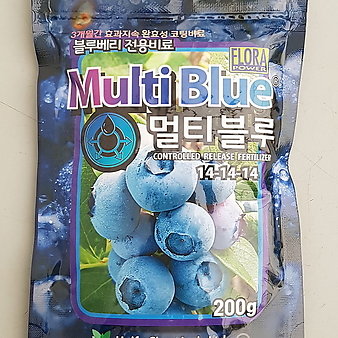 블루베리 전용비료8 - 멀티블루 식물영양제(200g)