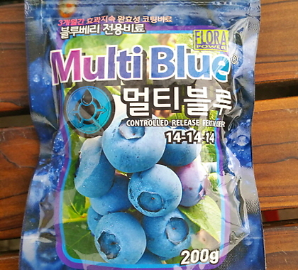 [진아플라워] ▶ 25. 멀티블루 식물영양제 블루베리 전용비료 