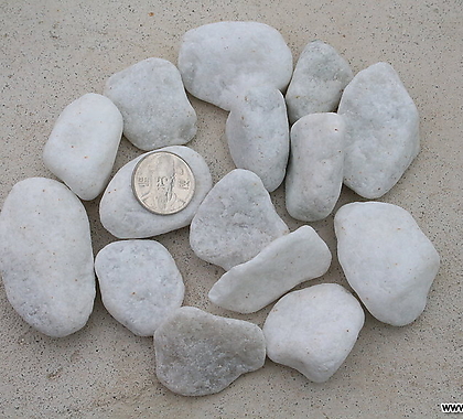 장식자갈1kg(흰)스톤 자갈 돌 분갈이 화분 장식용돌 마감재료