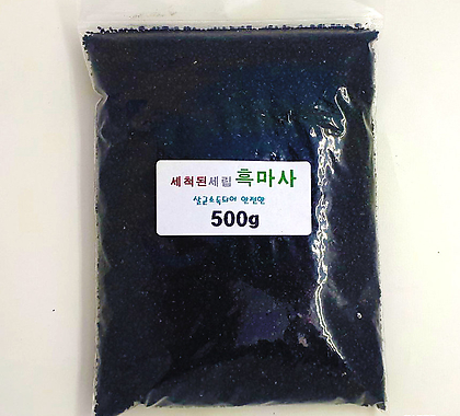 세척화장토 흑마사 1000g (포장단위가 1kg으로)다육용 화분 데코/리톱스용/화장토용