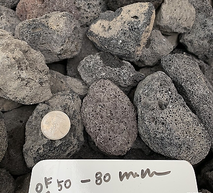 천연화산석 약50-80mm 1kg(화장토,복토,마감토,장식돌,장식자갈)