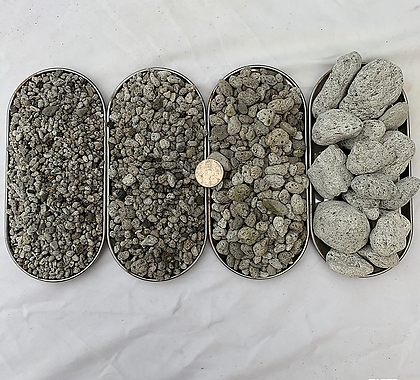 회색화산석 3-50mm 1L 4가지 사이즈