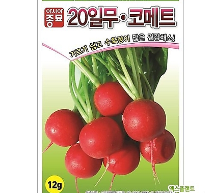 아시아종묘 적환무씨앗 20일무 적환무(12g)-방울무