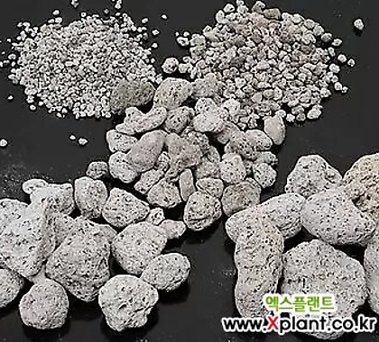화산석 폴라이트 가벼운돌 흙 분갈이흙 수경재배 식물꾸밈돌 화산사 장식돌 인테리어자갈 엑플 엑스플랜트