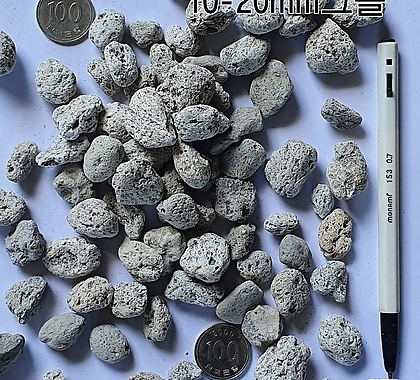 화이트화산석 10kg 10-20mm