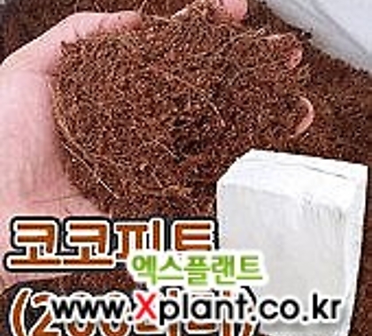 [조이가든] 코코피트 200리터 코코넛껍질 분갈이흙 곤충바닥재 소라게키우기