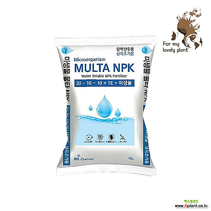 물타NPK(30-10-10) 10kg 미생물 함유 관주양액 비료 생육초기용
