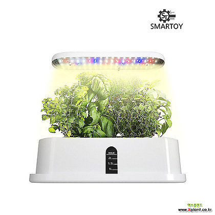 스마토이 가정용  LED 식물 수경 재배기 + 추가 스펀지 10개 스마트팜 새싹 상추